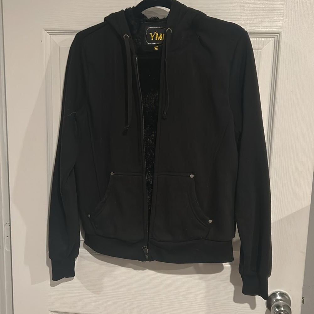 YMI‎ Plush Black Jacket